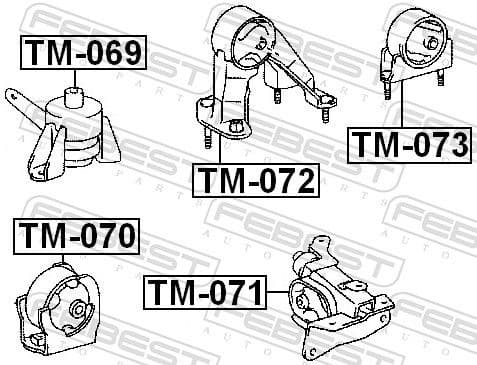 Mounting, engine TM-069 - image 2