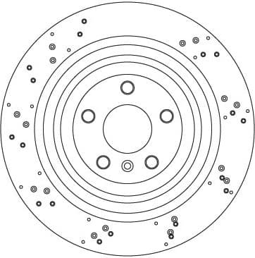 Brake Disc TRW SINGLE DF6849S