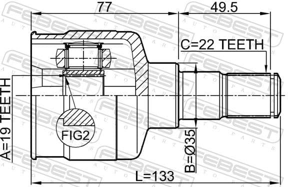 Joint Kit, drive shaft 1111-MAT - image 2