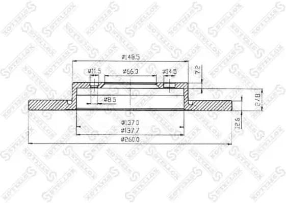 Brake Disc 6020-1516-SX