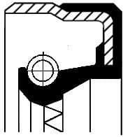 Seal differential-shaft 49364336