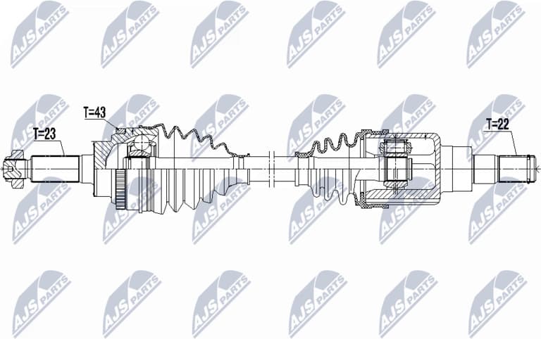 Drive Shaft NPW-SU-075