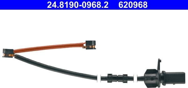 Warning Contact, brake pad wear 24.8190-0968.2 - image 2