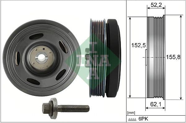 Belt Pulley, crankshaft 544 0515 20