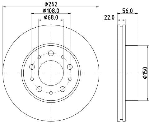 Brake Disc 8DD 355 102-241 - image 4