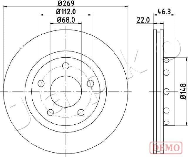 Brake Disc 610913C