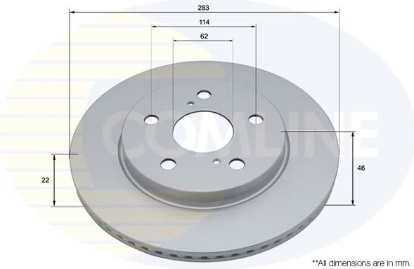 Brake Disc COATED ADC5231V