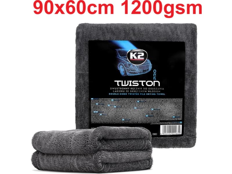 Sausinimo šluostė K2 90x60cm 1200gsm TWISTON PRO - D0225-K2