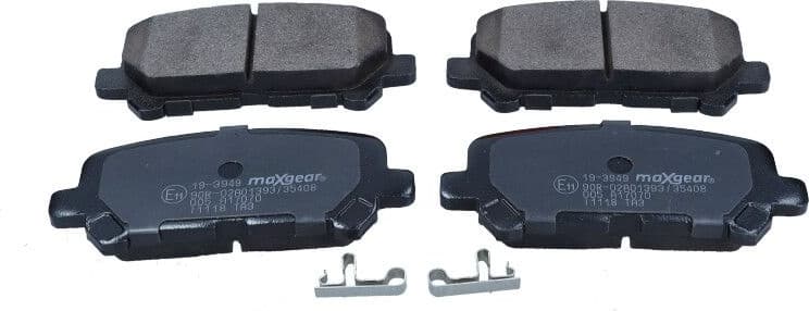 Brake Pad Set, disc brake 19-3949