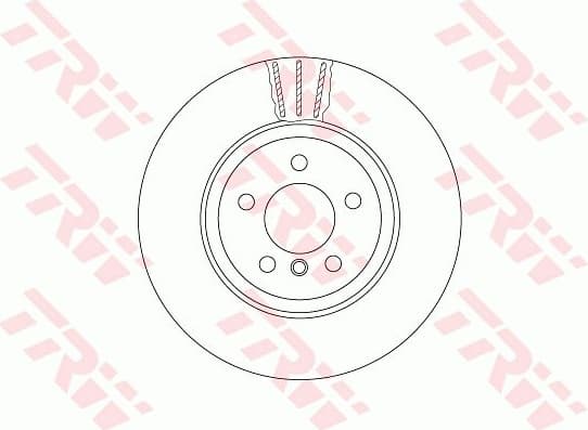 Brake Disc TRW SINGLE DF6610S - image 3