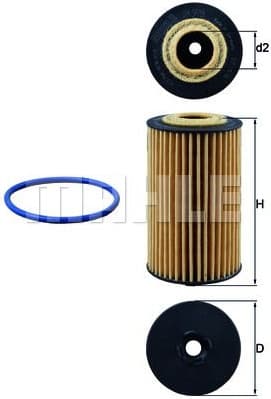 Filter oil OX978D - image 2