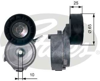 Belt Tensioner, V-ribbed belt DriveAlign™ T39124