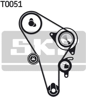 Timing belt kit VKMA01010 - image 4