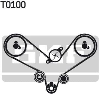 Timing belt kit VKMA01201 - image 4