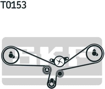 Water Pump & Timing Belt Kit VKMC 01903-1 - image 2