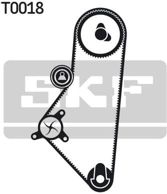 Timing belt kit VKMA03201 - image 4
