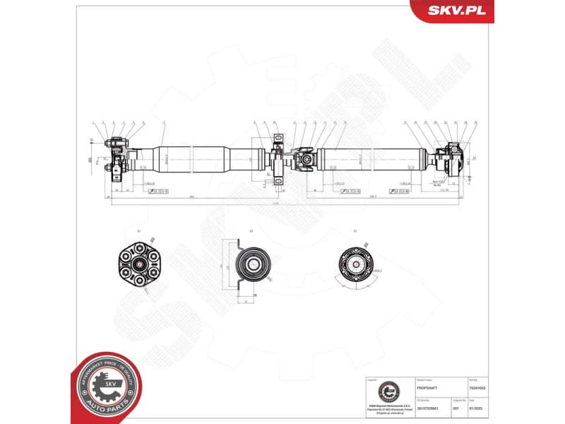 Drive Shaft 76SKV043