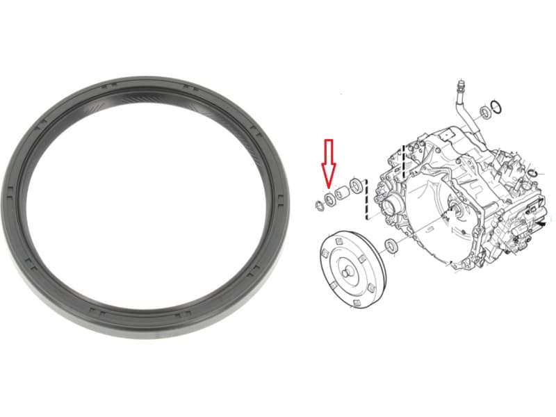 Seal transfer case 190 35438B - image 2