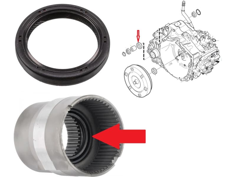 Seal differential-shaft 49357901