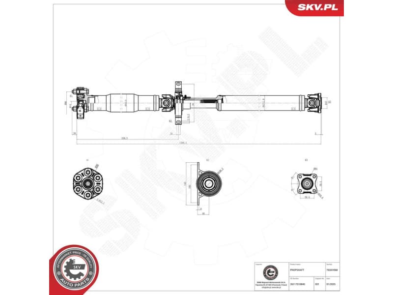 Drive Shaft 76SKV068