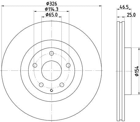 Brake Disc PRO High Carbon 8DD 355 134-771 - image 4