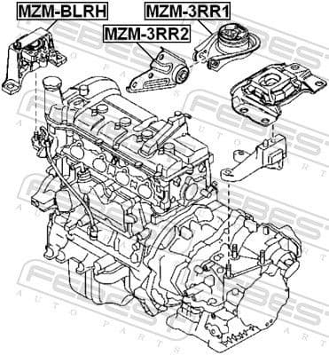 Mounting, engine MZM-BLRH - image 2