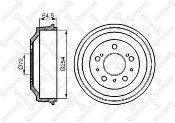 Brake Drum 6026-1901-SX