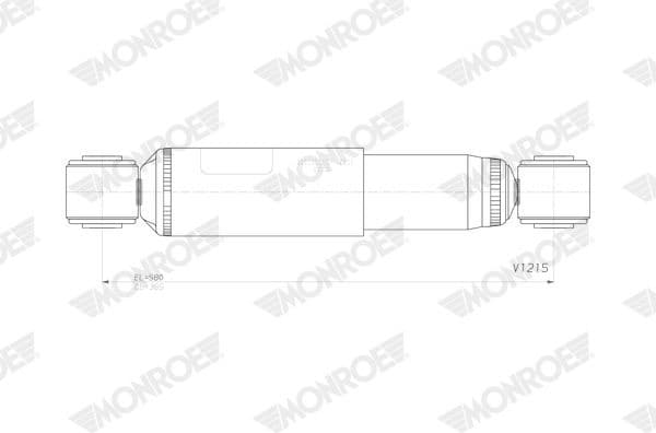 Shock Absorber VAN-MAGNUM V1215 - image 2