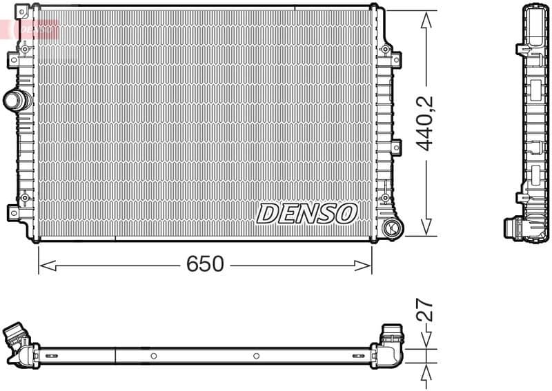 Radiator, engine cooling DRM32065