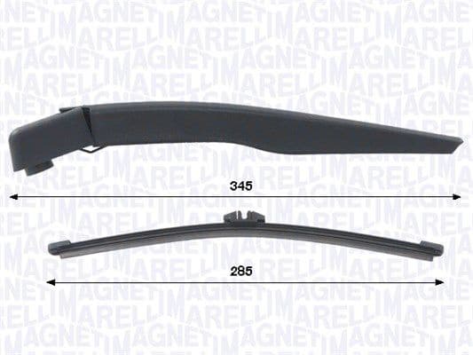 Wiper Arm Set, window cleaning 000723180438