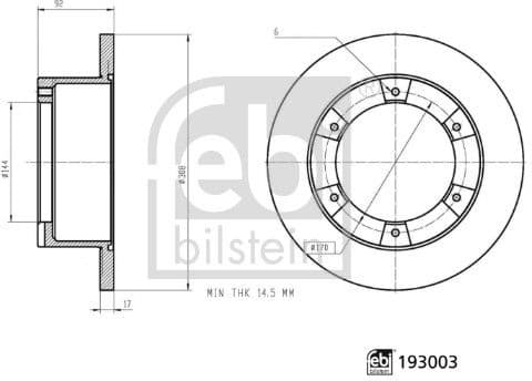 Brake Disc 193003