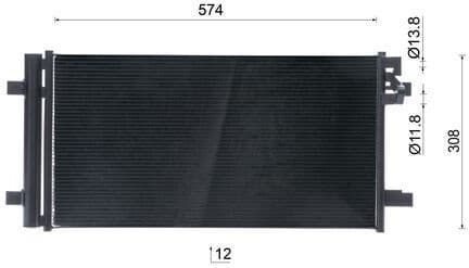 Condenser, air conditioning BEHR AC1139000S - image 10