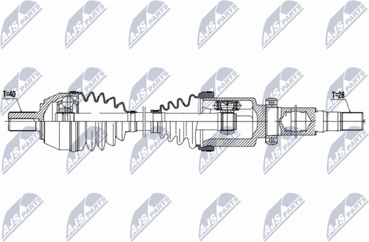 Drive Shaft NPW-FR-181