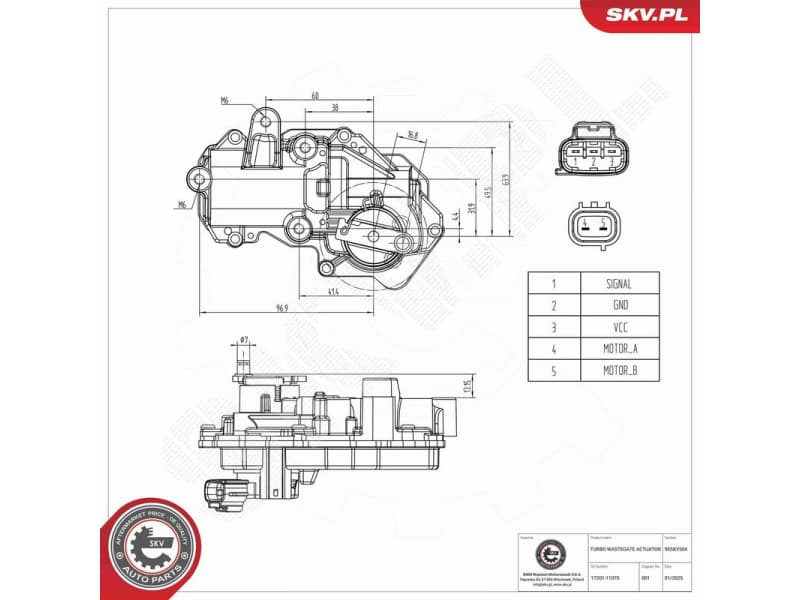 Boost Pressure Control Valve 95SKV504 - image 6