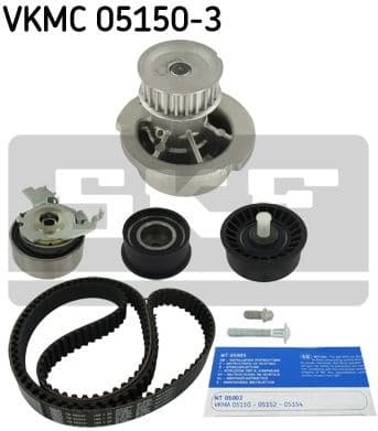 Water Pump & Timing Belt Kit SKF VKMC 05150-3
