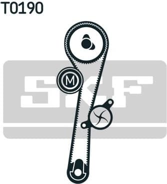 Water Pump & Timing Belt Kit VKMC 06002 - image 2