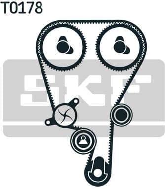 Timing belt kit VKMA06800 - image 4