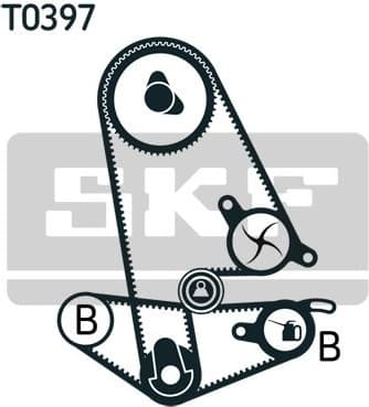 Timing belt kit VKMA93011 - image 4
