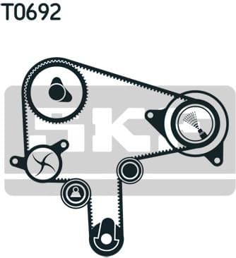 Timing belt kit VKMA94912 - image 4