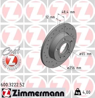 Brake Disc SPORT BRAKE DISC Z 600.3222.52