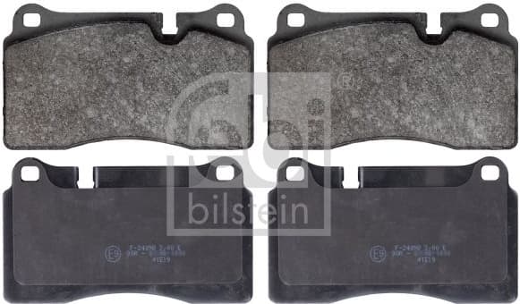 Brake Pad Set, disc brake 116125