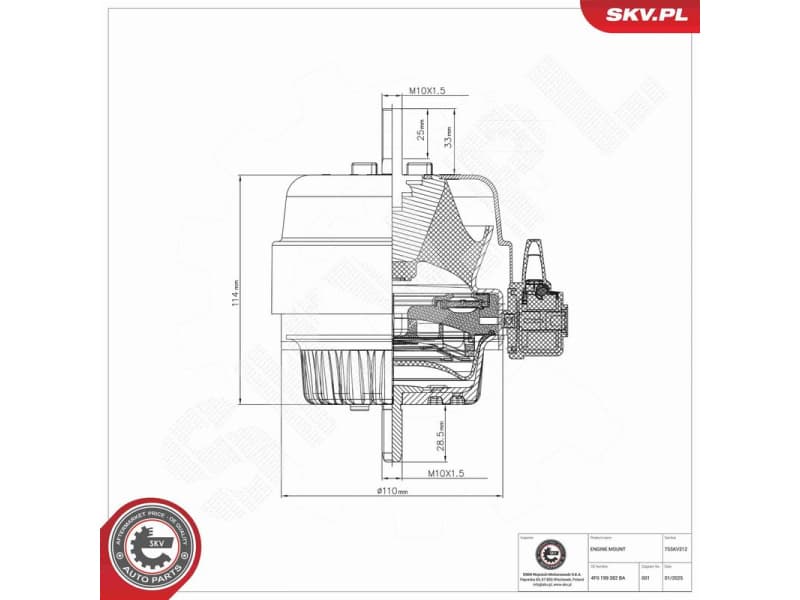 Mounting, engine 75SKV212 - image 9