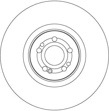 Brake Disc TRW SINGLE DF4634S