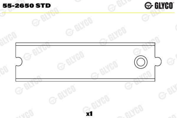 Small End Bushes, connecting rod 55-2650 STD