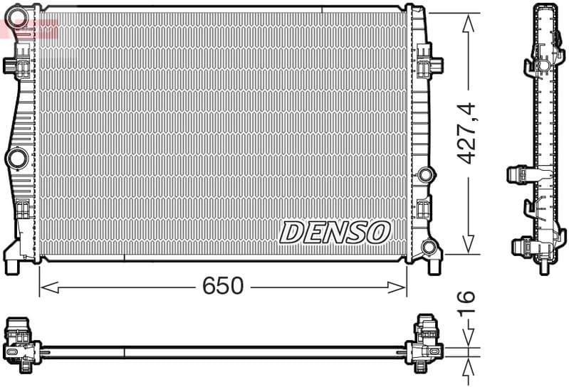 Radiator, engine cooling DRM32060