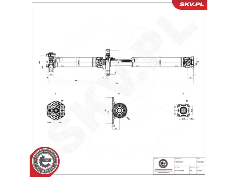 Drive Shaft 76SKV047