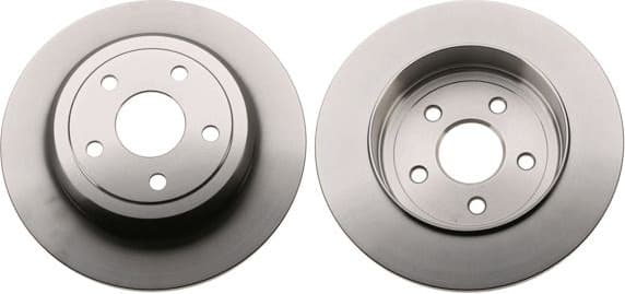Brake discs kit rear, (2pcs), Top Quality DF6492