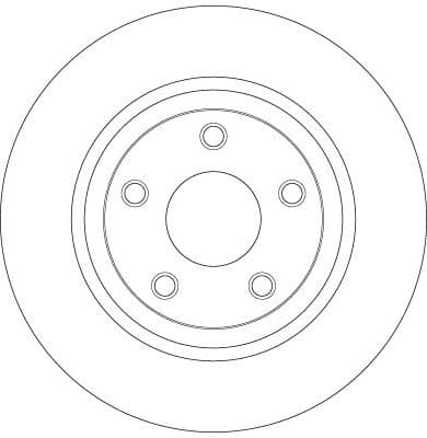 Brake discs kit rear, (2pcs), Top Quality DF6492 - image 2