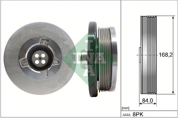 Belt Pulley, crankshaft 544050810
