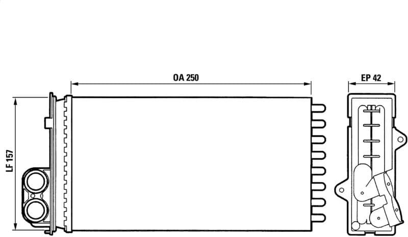 Heat Exchanger, interior heating 883976 - image 2
